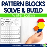 Pattern Blocks Solve & Build (Winter Edition)