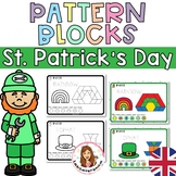 Pattern Blocks St. Patrick's Day. Math Centers. March. Geometry