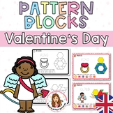 Pattern Blocks Valentine's Day. Math Centers. February. Geometry