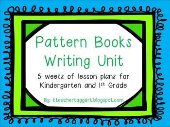 Preview of Writing Pattern Books Unit