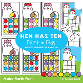 Pattern Card Matching and Making 10 Activity
