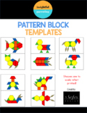 Pattern Card Template Task Cards (prints to size)