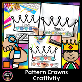 Pattern Crowns | Pattern Craftivity