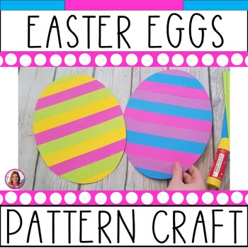 Preview of Free Easter Egg Pattern Craft | Easter Craft | Easter Activity | Spring Craft