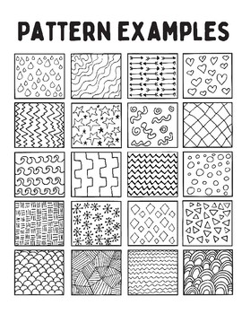 Pattern Examples Handouts by Art is Basic | Teachers Pay Teachers