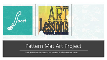 Preview of Art Lesson: Tactiles Patterns 