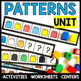 Repeating Pattern Practice, Worksheets, Making Patterns, K