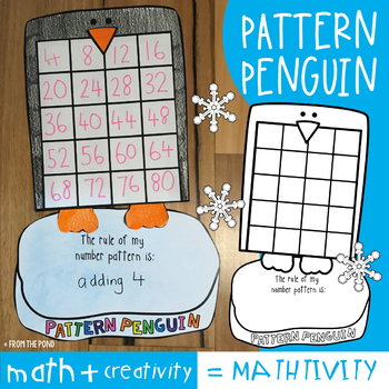 Preview of Number Pattern Math Craft