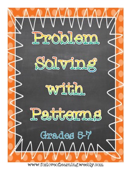 pattern problem solving grade 2