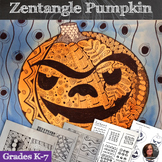 Pattern Pumpkins; Fall Art Lesson - Zendoodle Pumpkins - H