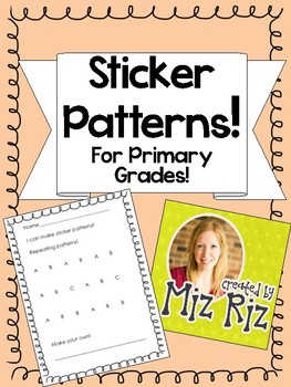 Preview of Pattern Stickers! {For Primary Grades!}