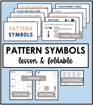 Preview of Pattern Symbols Lesson & Foldable