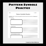 Pattern Symbols Practice | Family Consumer Science | Sewing