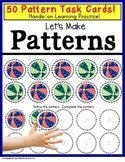 Patterns Task Cards with Data for Special Education