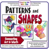 Art Lesson Patterns and Shapes Math Integrated