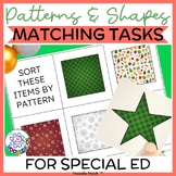 Pattern and Shape Match Center (Winter Shape Activities) S