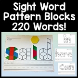 Sight Word Practice with Pattern Blocks {220 Pages!} Sight Word Activities
