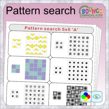 Preview of Pattern search (find the pattern in the search grid distance learning)