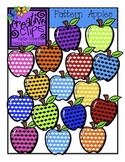 Patterned Apples {Creative Clips Digital Clipart}