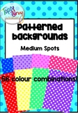Patterned Backgrounds - Medium Spots