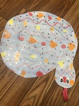 Preview of Patterned Spiral Snake, 3 Classroom Art Lessons for Elementary