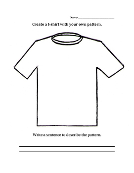 Patterned T-Shirt by Kaitlin Decloe | Teachers Pay Teachers