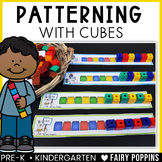 Patterning Activities with Cubes {Math Center}