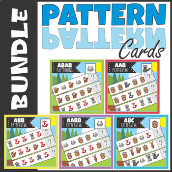 Preview of Patterning Activity BUNDLE Animals