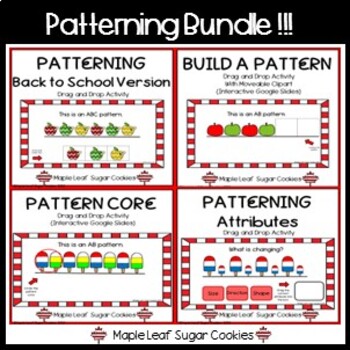 Preview of Patterning Bundle!!! Interactive Slides *Includes 4 Sets*  (Different Concepts)