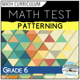 Patterning Math Unit Test - assessment