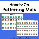 Pattern Block Mats and Linking Cube Mats for Practicing Making Patterns