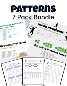 Preview of Patterning - Patterns & Algebra - 7 Pack Bundle