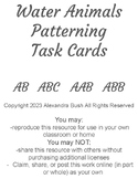Patterning Task Cards - Sea Animals