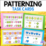 Repeating Patterns Task Cards - 1st & 2nd Grade Shape Patterns