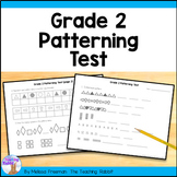 Patterning Test - Grade 2 Math (Ontario)