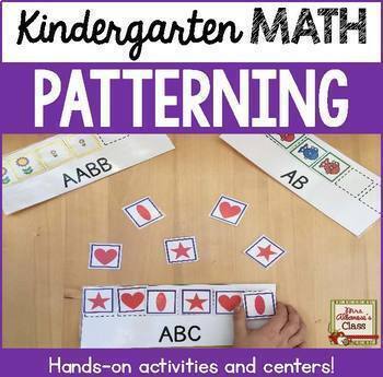 Preview of Patterning in Kindergarten
