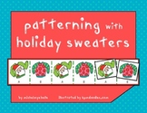 Patterning with Holiday Sweaters #fssparklers23