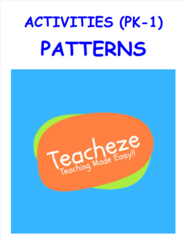 Preview of FREE!! Learn Patterns Worksheets