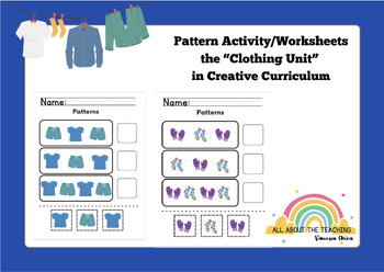 Clothing Unit Bundle! Clothing Themed Math, Science, Literacy & MORE  Centers!