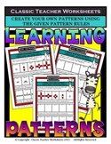 Patterns-Create Patterns Using Given Pattern Rules-Grades 3-4 (3rd-4th Grade)