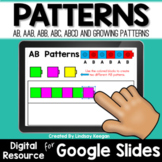 Patterns Digital Math Activities for Google Slides