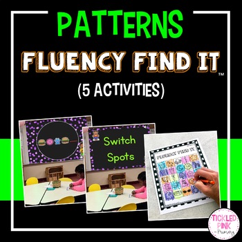 Preview of Patterns Fluency Find It®