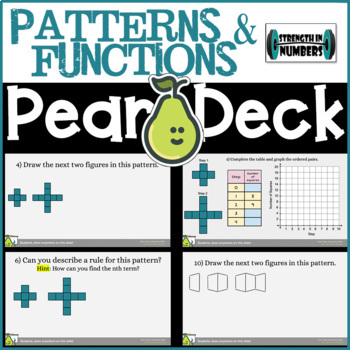 Preview of Patterns & Functions Digital Activity for Google Slides/Pear Deck