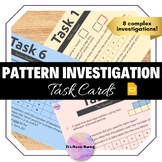 Patterns Investigation Tasks - geometric and number patter