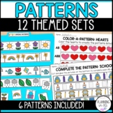 Patterns Kindergarten Math Centers | Worksheets & File Fol