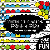Patterns Math Center - Continue the Pattern