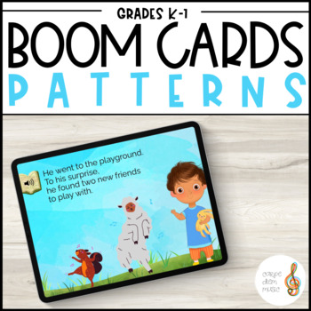 Preview of Patterns Music Game Kindergarten 
