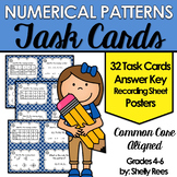 Numerical Patterns Task Cards and Poster Set - Number Patterns