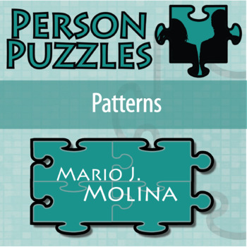 Preview of Patterns - Printable & Digital Activity - Mario Molina Person Puzzle