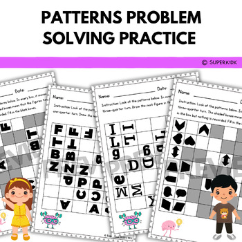 Preview of Patterns Problem Solving Practice
